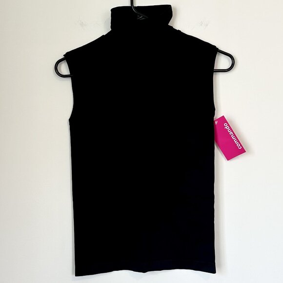 NWT Commando Minimalist Sleeveless Turtleneck in Black - Size: L/XL - Picture 3 of 8